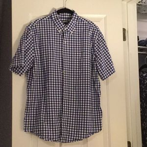 Lands end large short sleeve button up